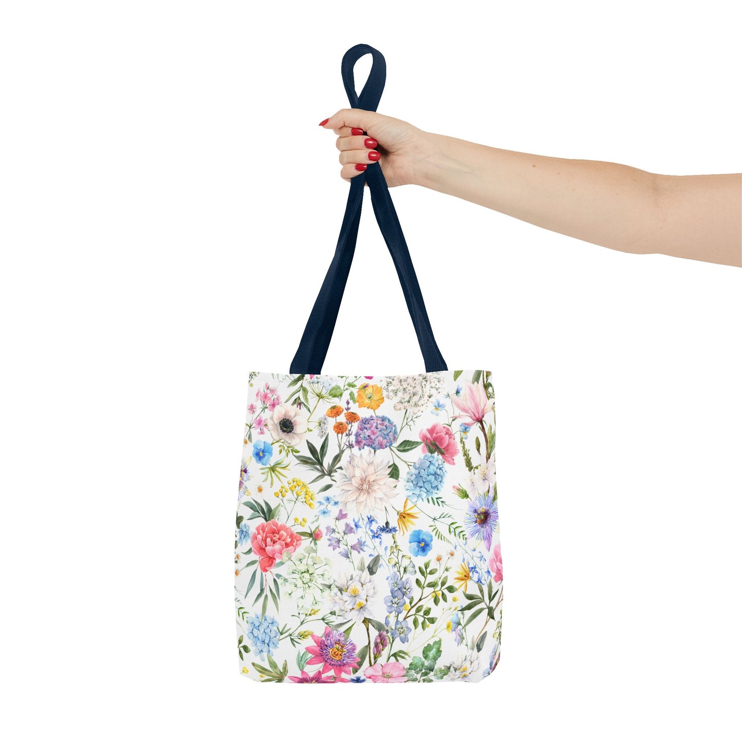 Floral Tote Bag for Women | Durable Flowery Pattern Tote | Gift for Flower Lovers | Spring Style Bag