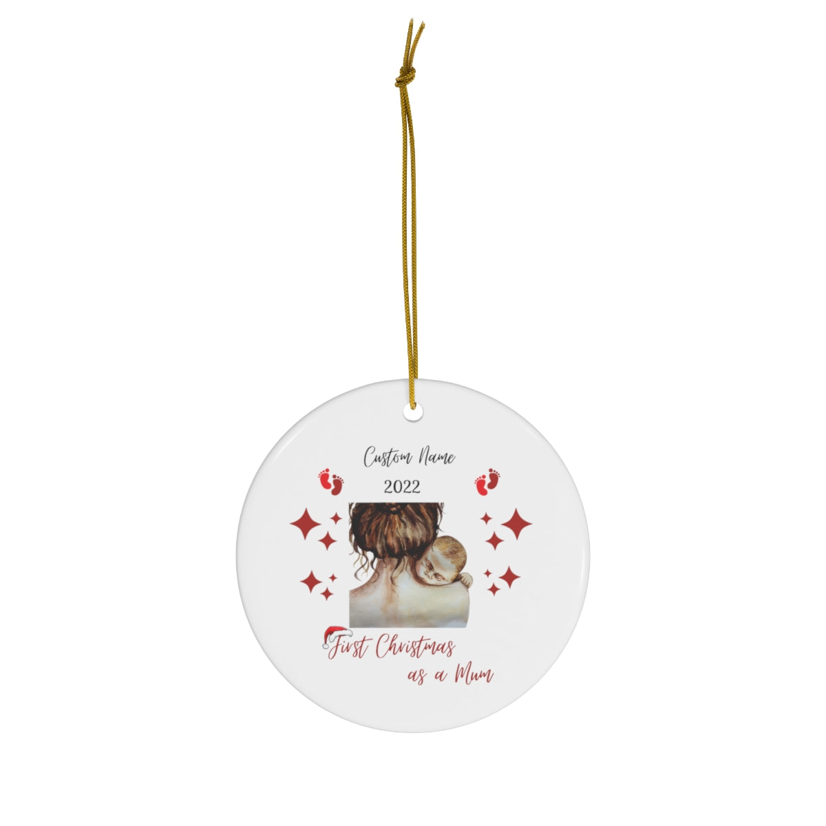 Custom Christmas Ornaments - Personalized Keepsake 2024 | Buenavibra Digital