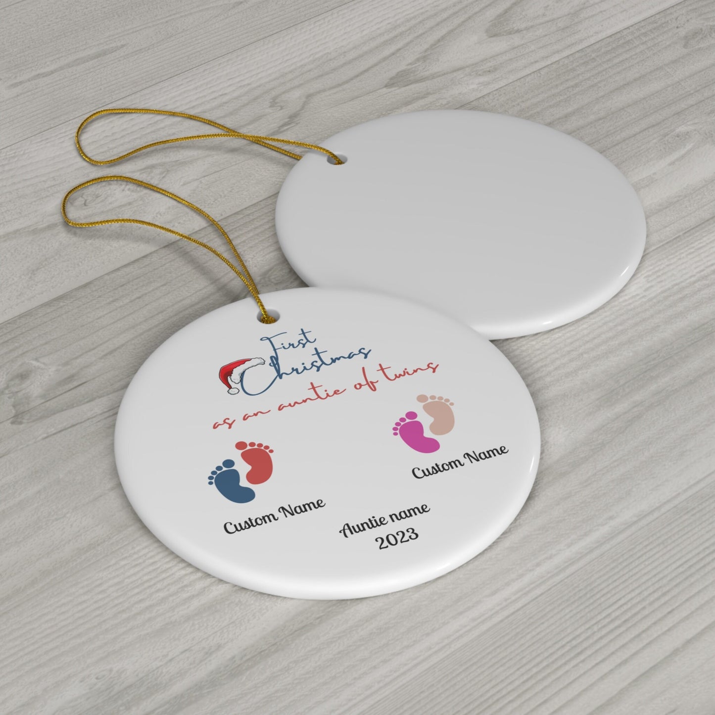 Custom Christmas Ornaments - Personalized Keepsake 2024 | Buenavibra Digital