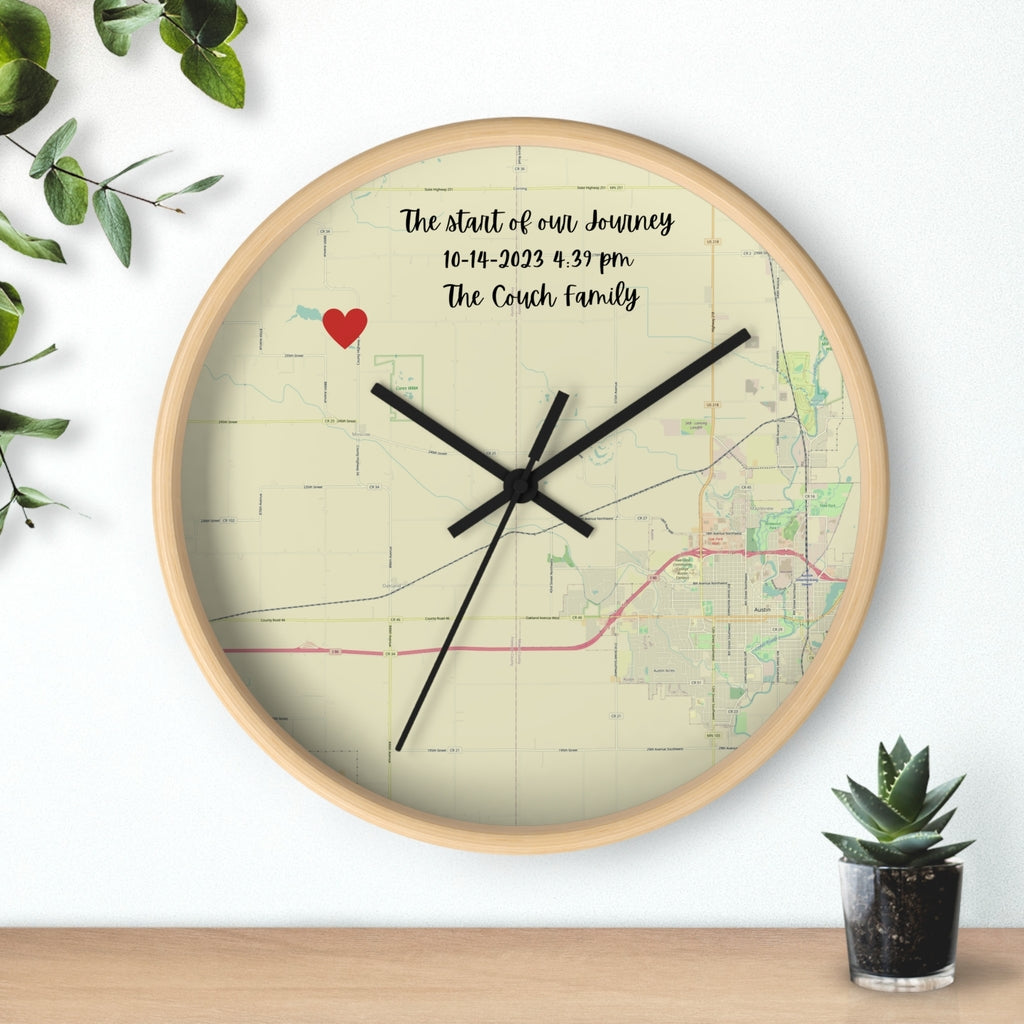 Bespoke Wall Clock - Business Milestone Celebration
