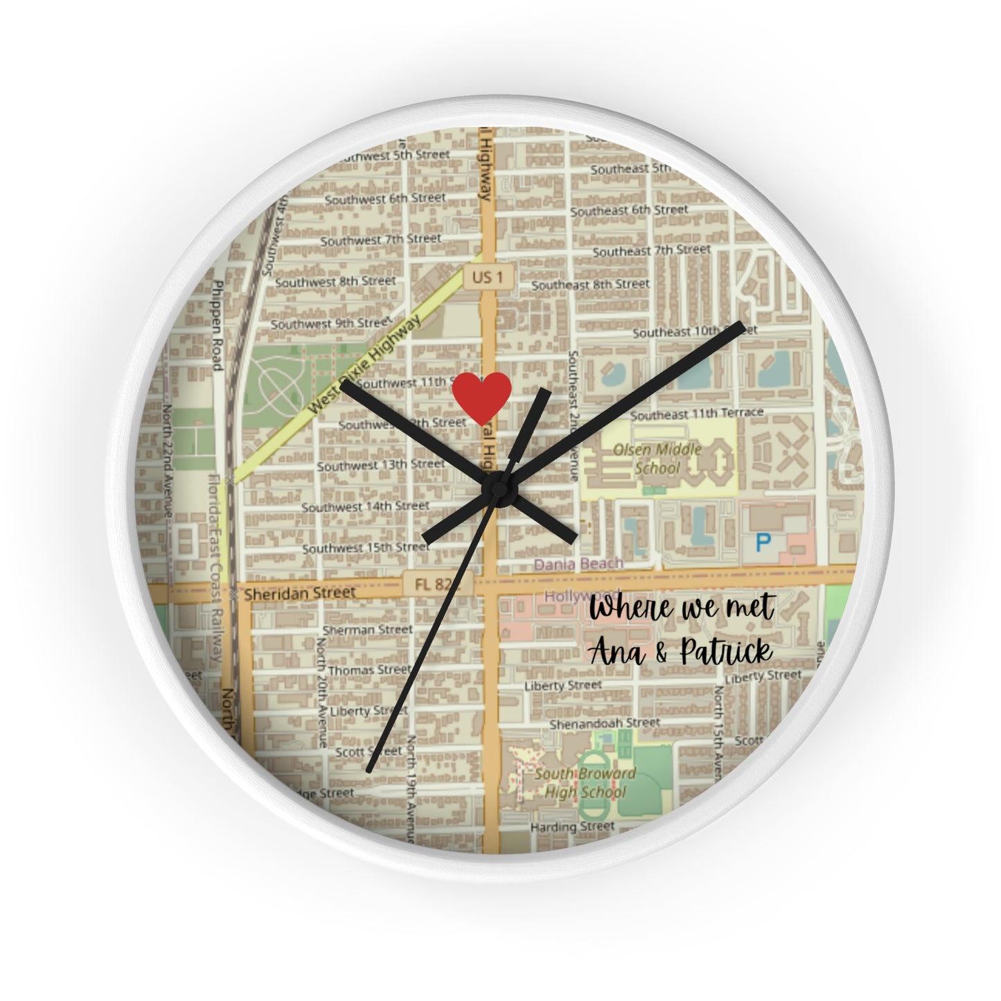 Custom Love Story Clocks - Unique Anniversary Gift | Buenavibra Digital