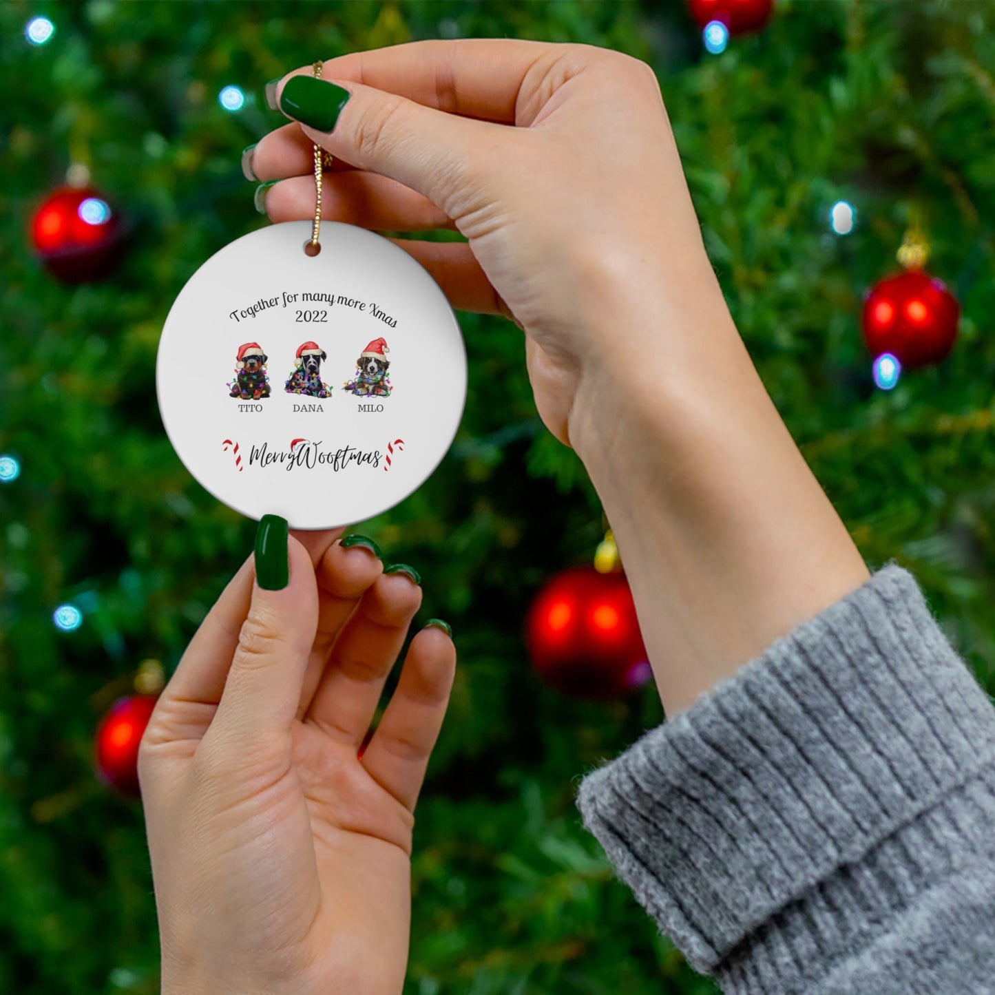 Custom Christmas Ornaments - Personalized Keepsake 2024 | Buenavibra Digital