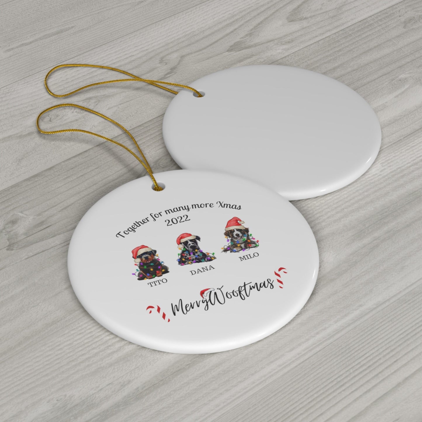 Custom Christmas Ornaments - Personalized Keepsake 2024 | Buenavibra Digital