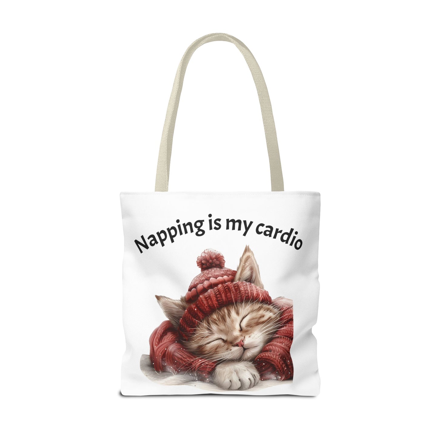 Cat Tote Bag Napping is my Cardio