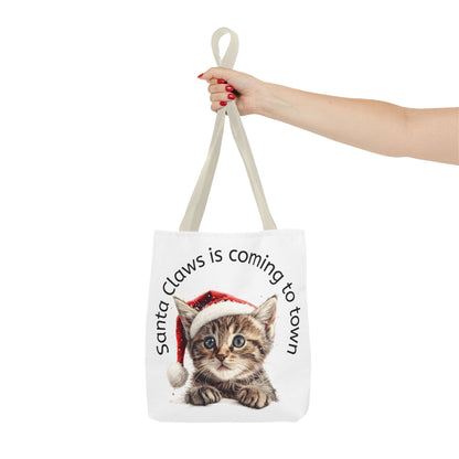 Santa Claws Tote Bag