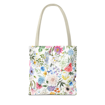 Floral Tote Bag for Women | Durable Flowery Pattern Tote | Gift for Flower Lovers | Spring Style Bag