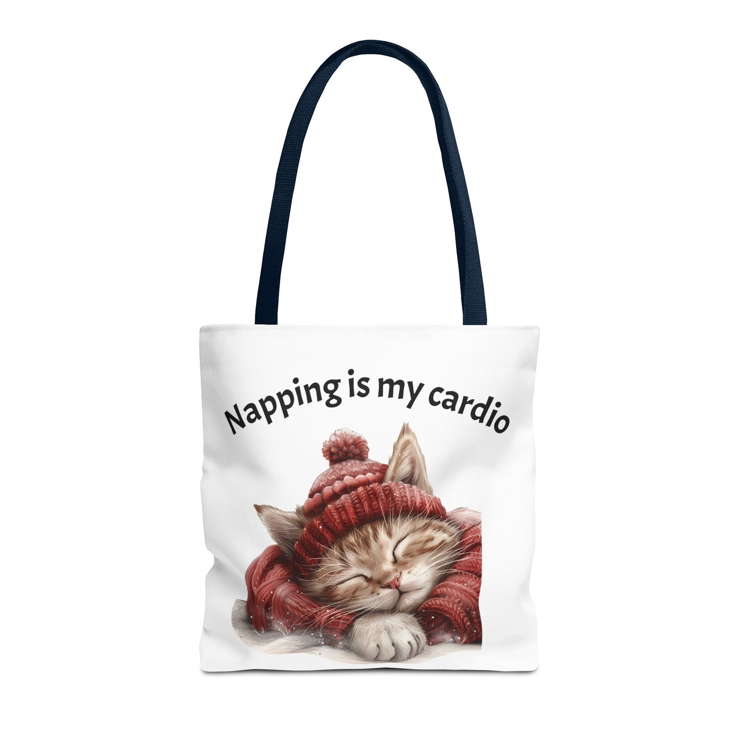 Cat Tote Bag Napping is my Cardio