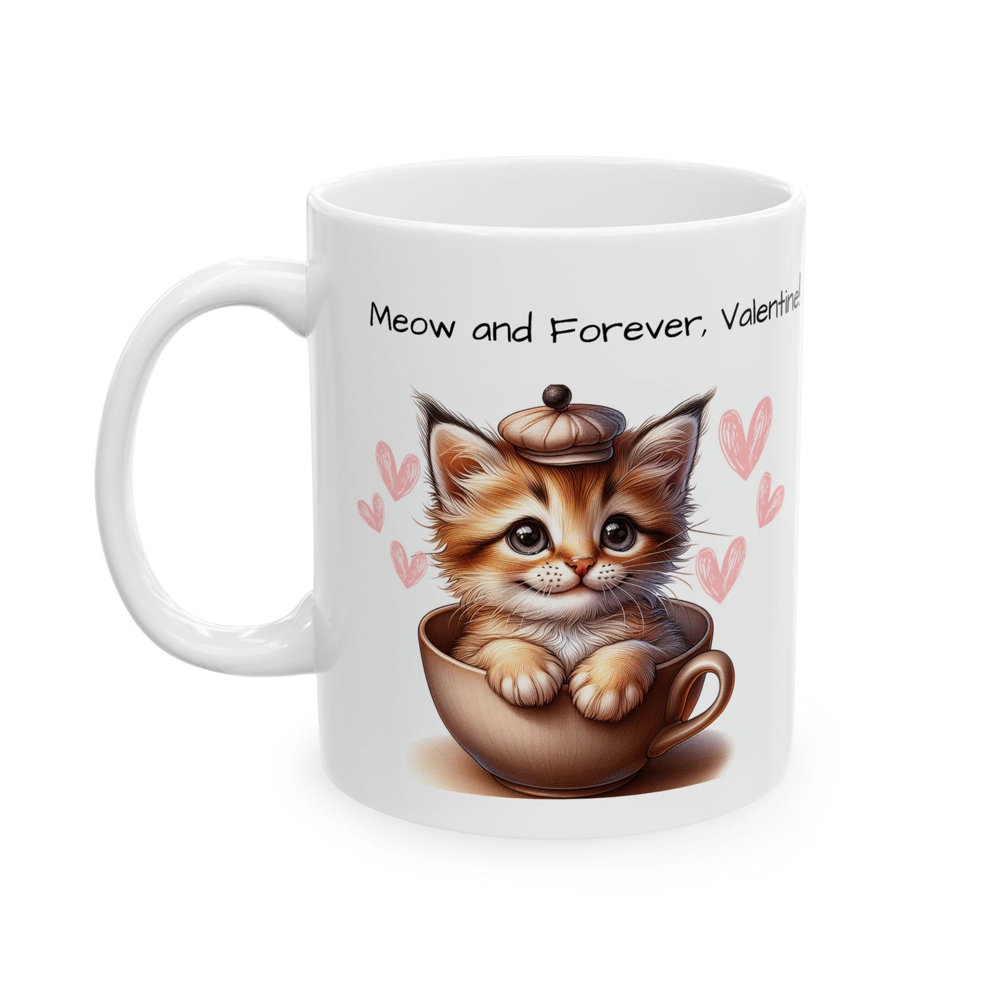 Cat in a Cup Valentine Day Gift