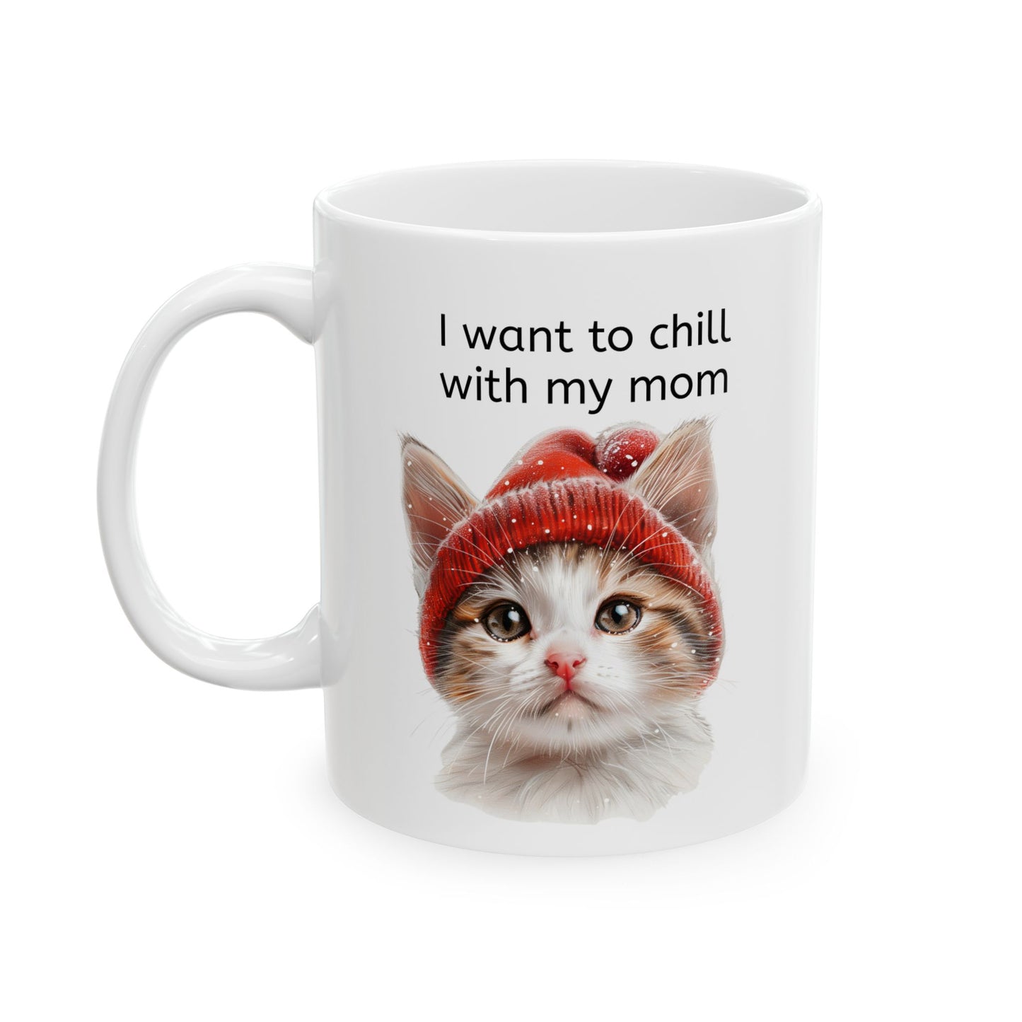 Cat Mug for Cat Lovers / Cute Cat with hat