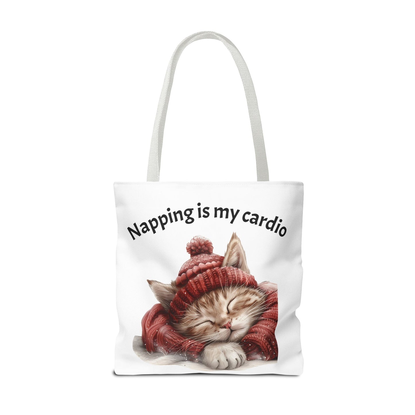 Cat Tote Bag Napping is my Cardio
