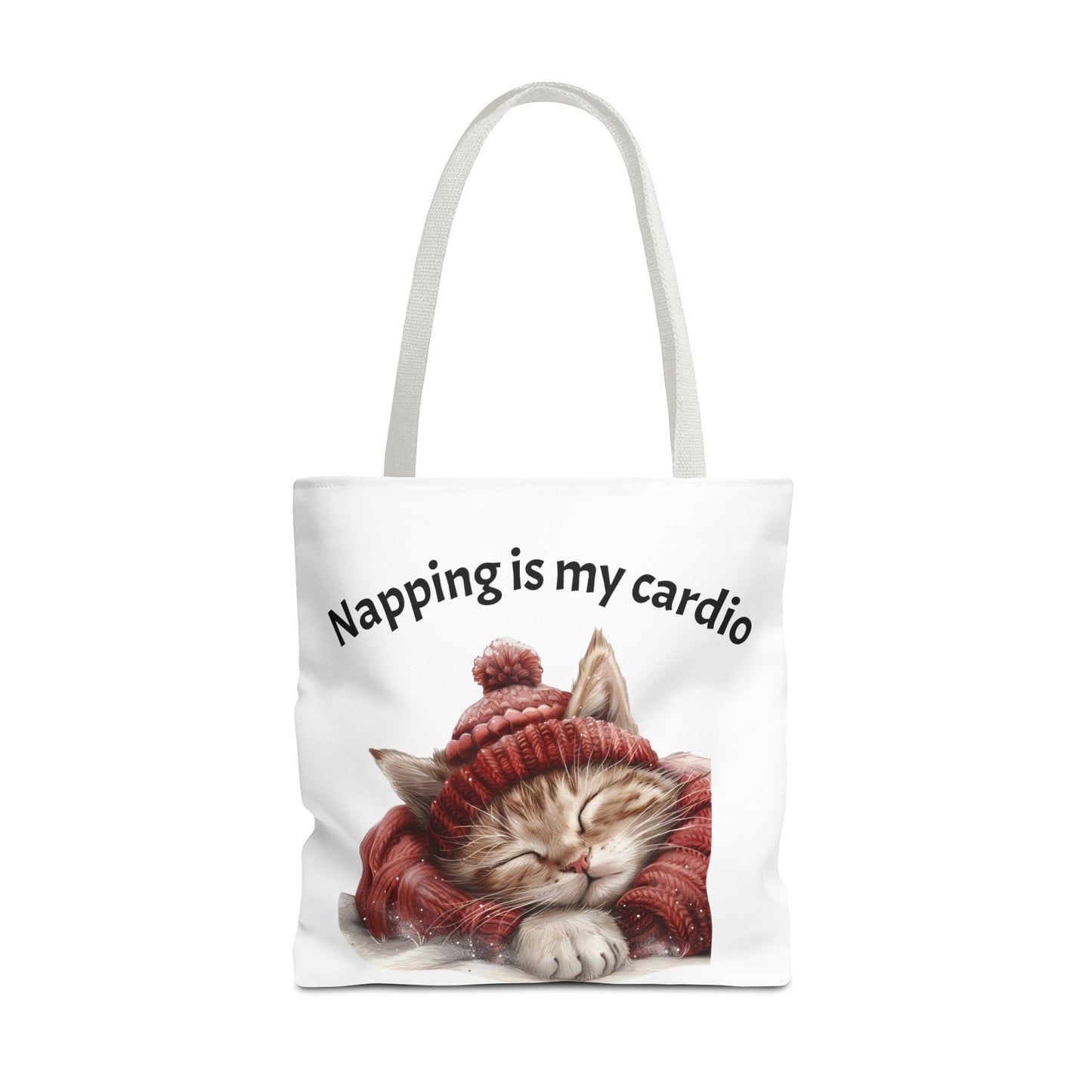 Cat Tote Bag Napping is my Cardio
