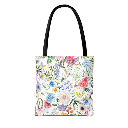 Floral Tote Bag for Women | Durable Flowery Pattern Tote | Gift for Flower Lovers | Spring Style Bag