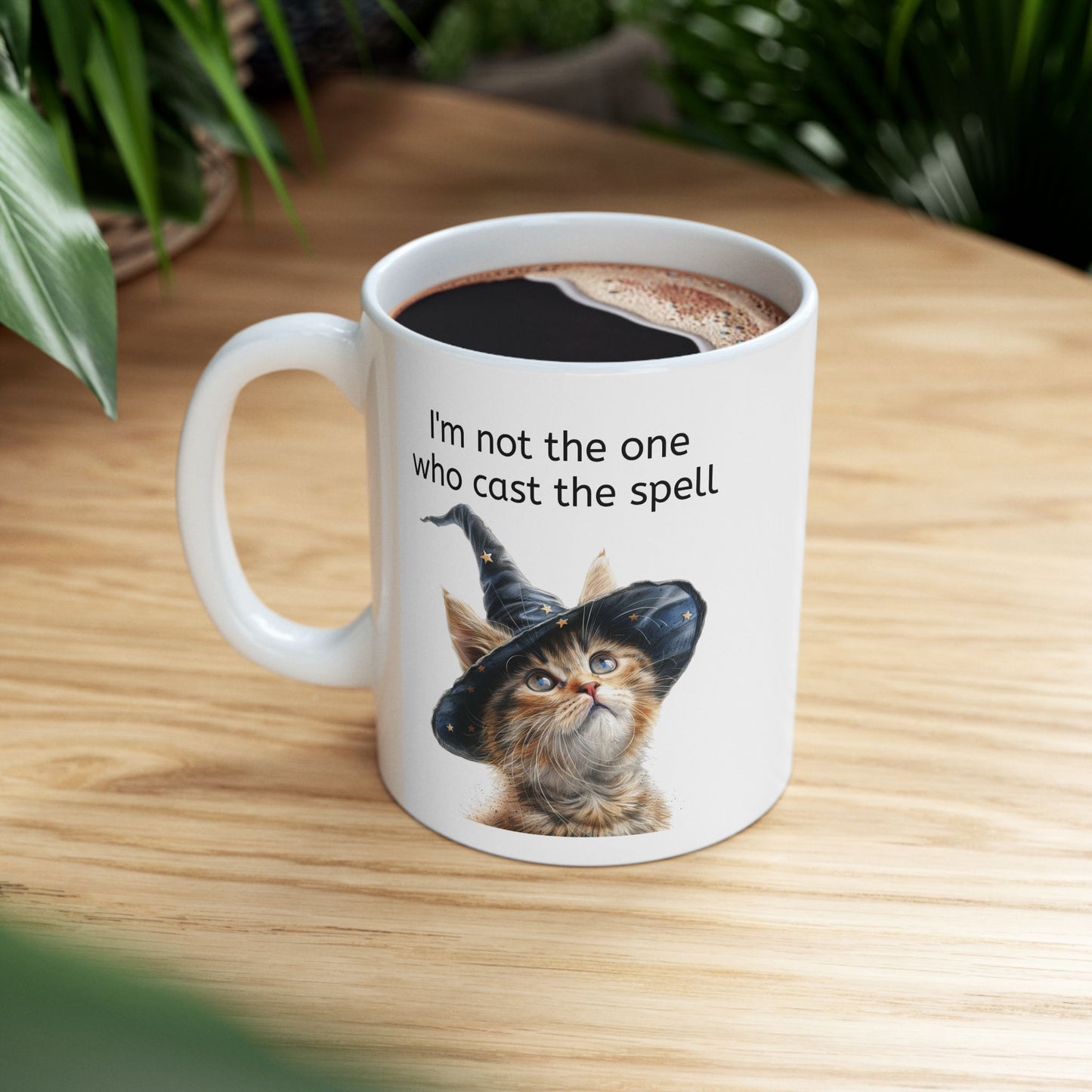 Cat Mug Witchy Vibe for Cat Lovers