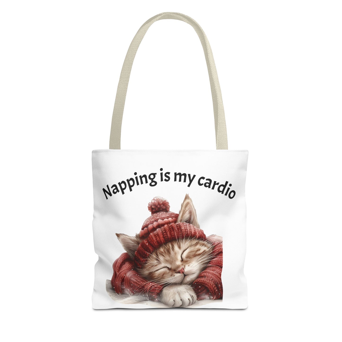 Cat Tote Bag Napping is my Cardio