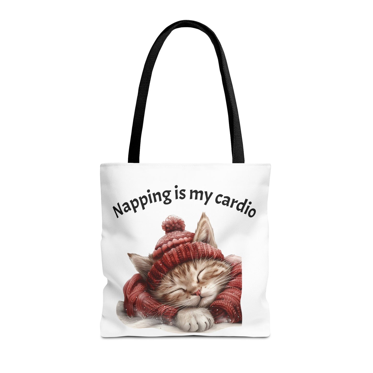 Cat Tote Bag Napping is my Cardio