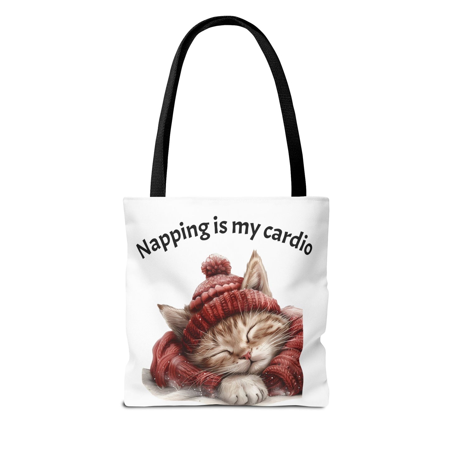 Cat Tote Bag Napping is my Cardio