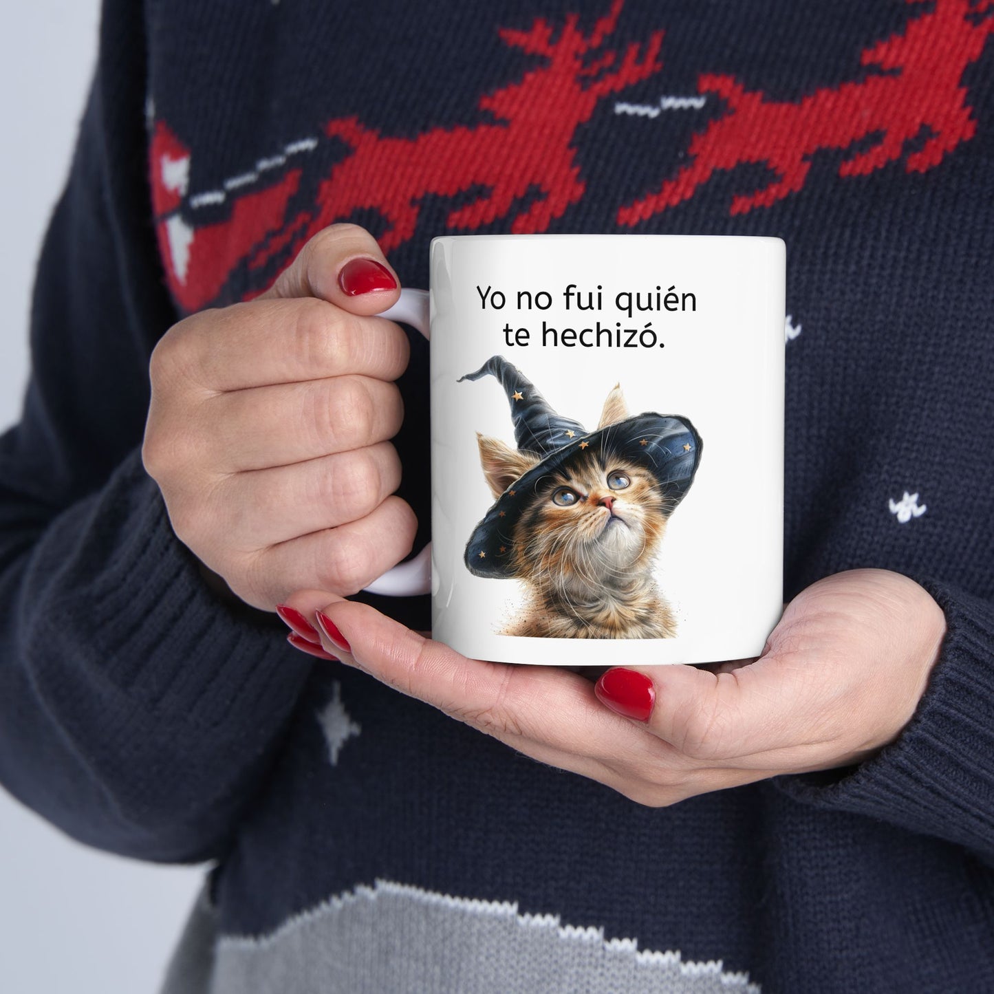 Cat Mug for Cat Lovers/ Cat Moms/ Halloween