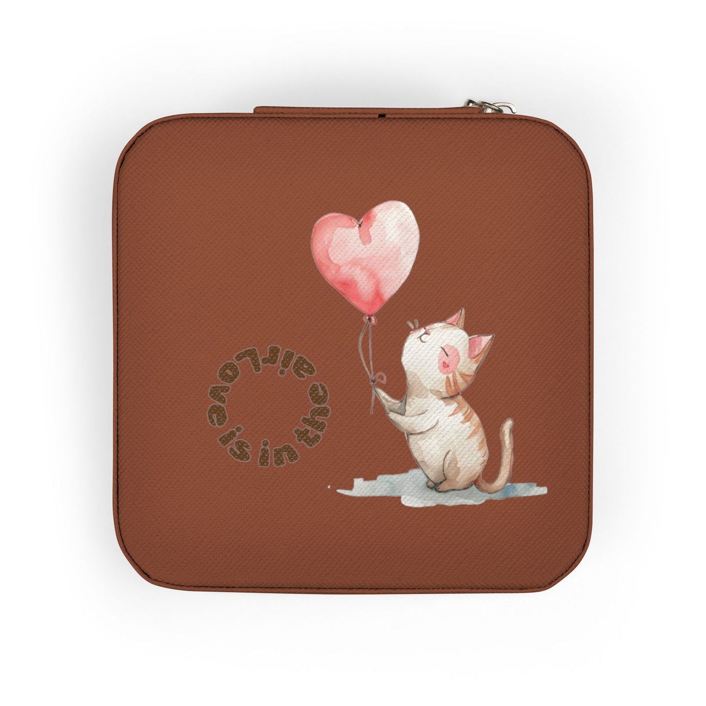 Charming Cat Jewelry Travel Case, Cute Organizer, Gift for Cat Lovers, Travel Jewelry Box, Perfect for Special Occasions