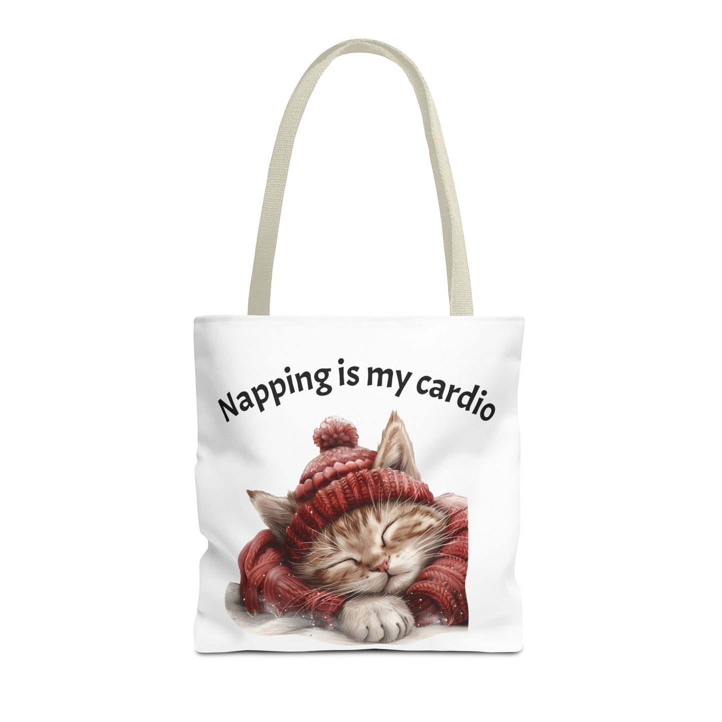 Cat Tote Bag Napping is my Cardio