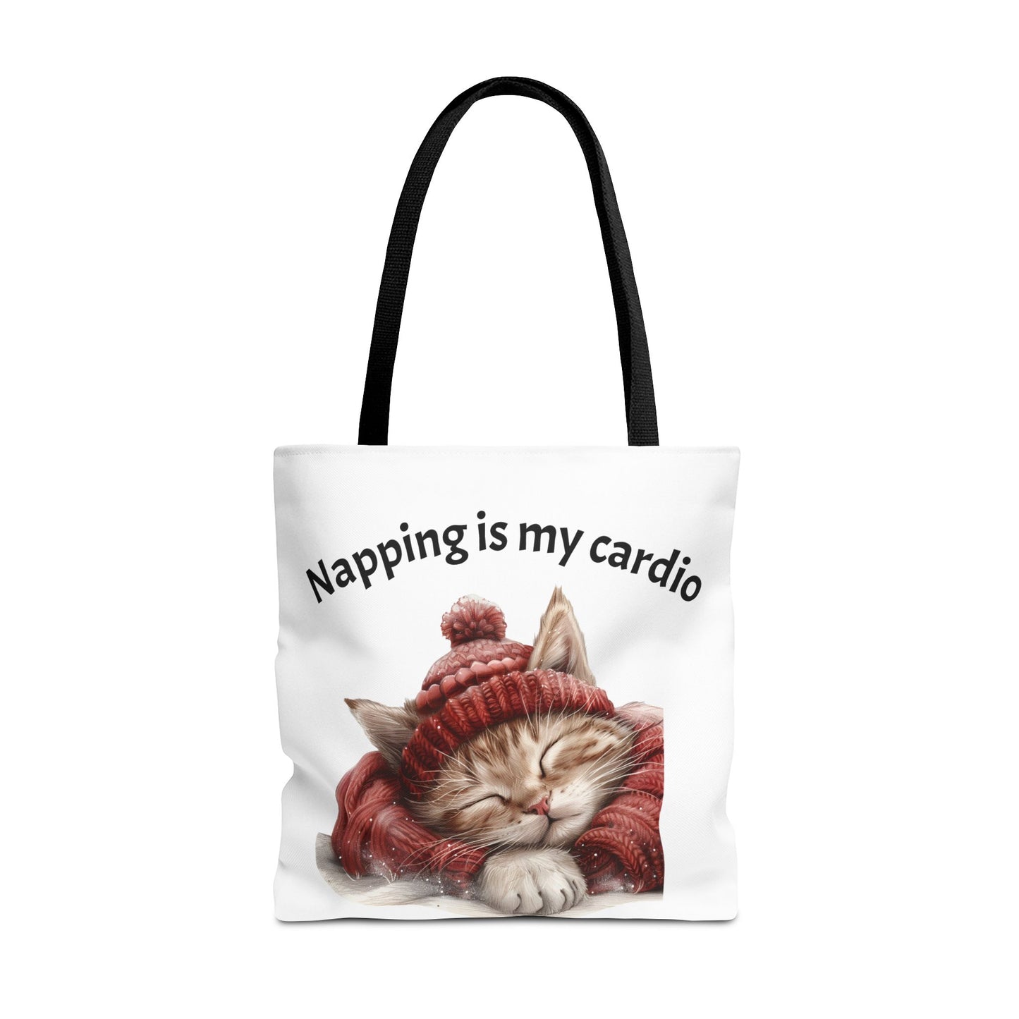 Cat Tote Bag Napping is my Cardio