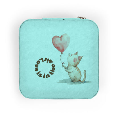 Charming Cat Jewelry Travel Case, Cute Organizer, Gift for Cat Lovers, Travel Jewelry Box, Perfect for Special Occasions