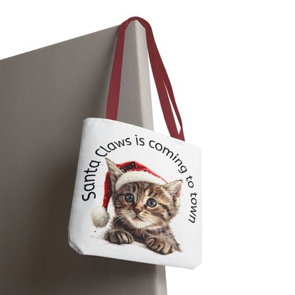 Santa Claws Tote Bag