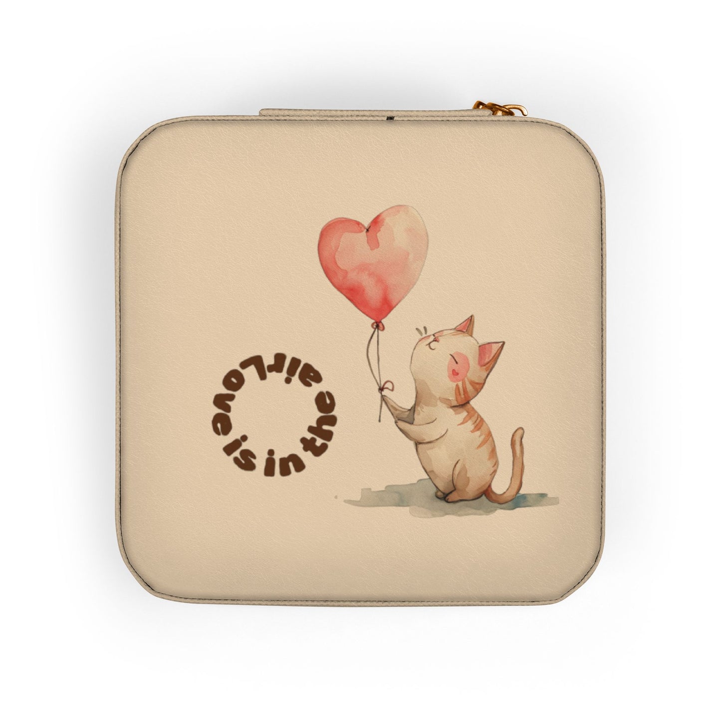 Charming Cat Jewelry Travel Case, Cute Organizer, Gift for Cat Lovers, Travel Jewelry Box, Perfect for Special Occasions