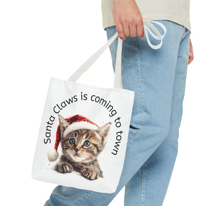 Santa Claws Tote Bag