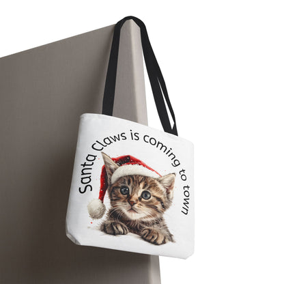 Santa Claws Tote Bag