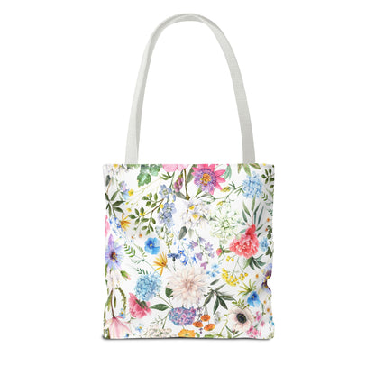 Floral Tote Bag for Women | Durable Flowery Pattern Tote | Gift for Flower Lovers | Spring Style Bag