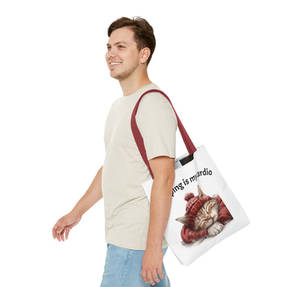 Cat Tote Bag Napping is my Cardio