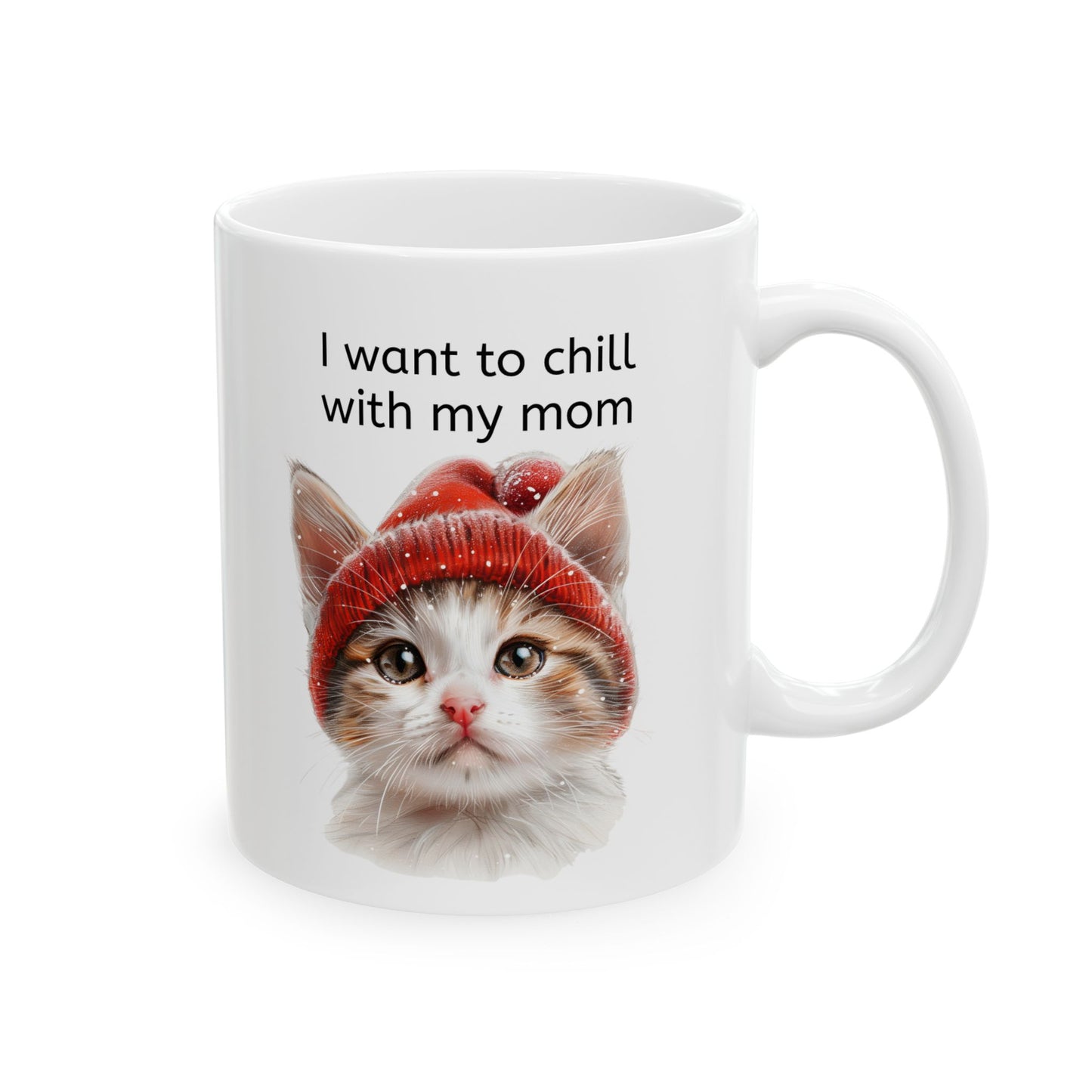 Cat Mug for Cat Lovers / Cute Cat with hat