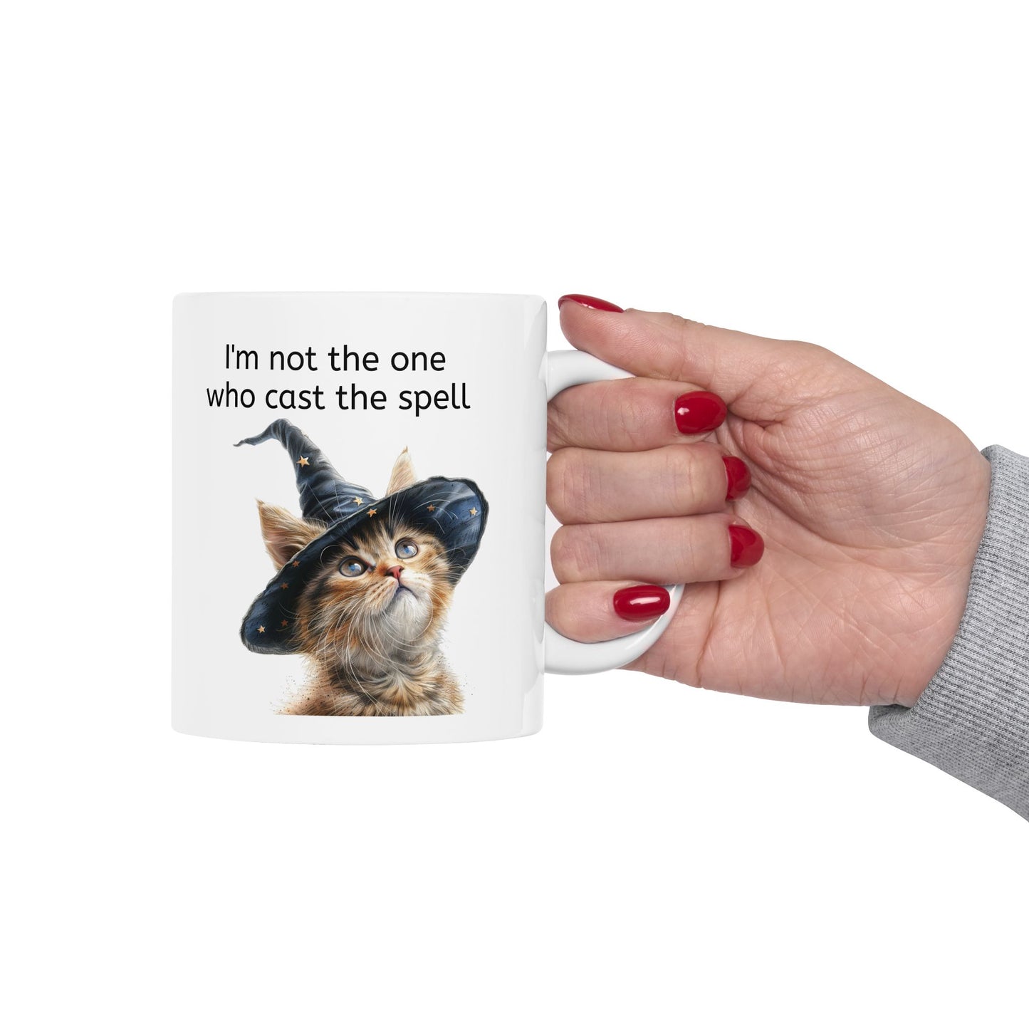 Cat Mug Witchy Vibe for Cat Lovers