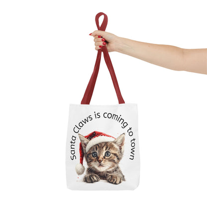 Santa Claws Tote Bag