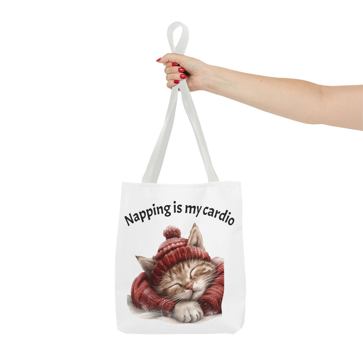 Cat Tote Bag Napping is my Cardio