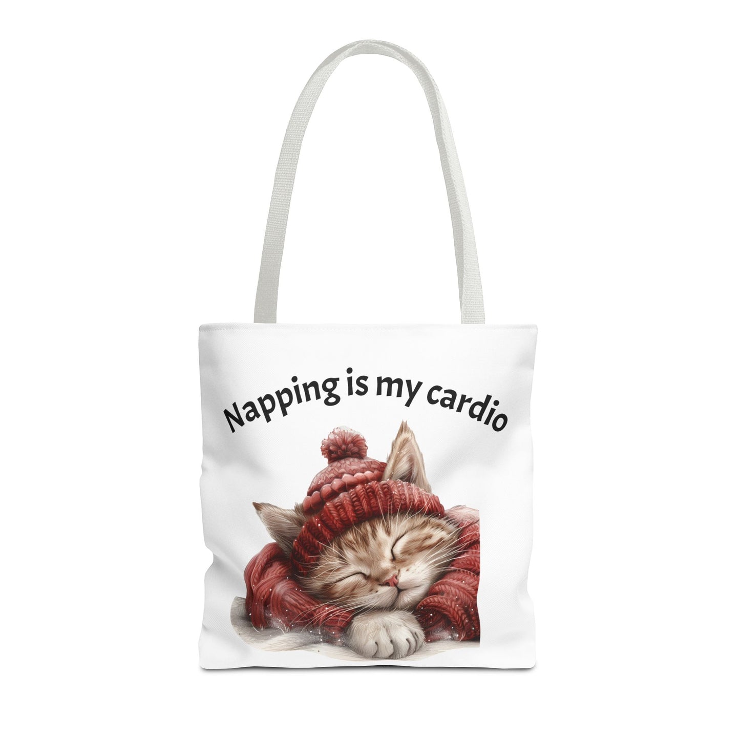 Cat Tote Bag Napping is my Cardio