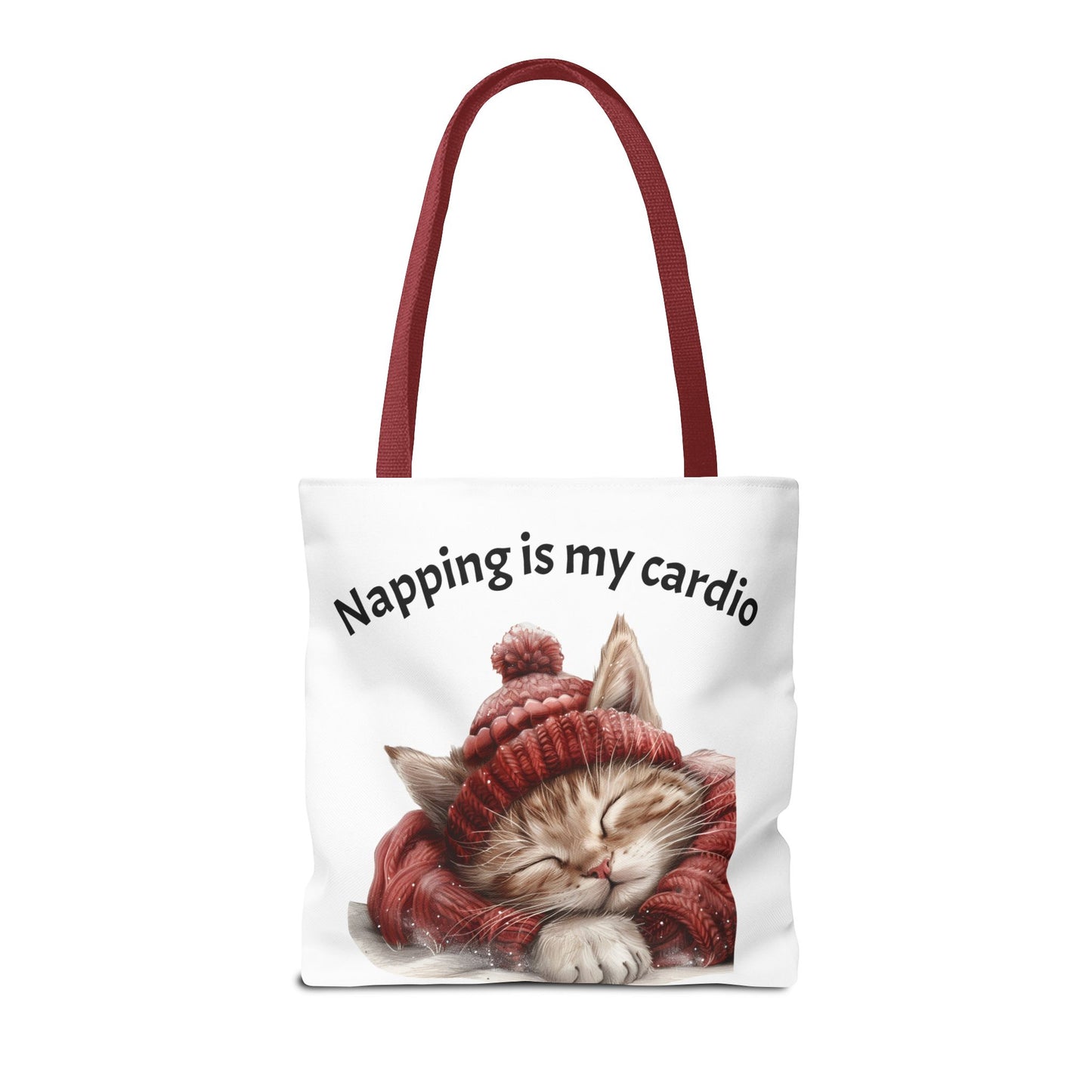 Cat Tote Bag Napping is my Cardio