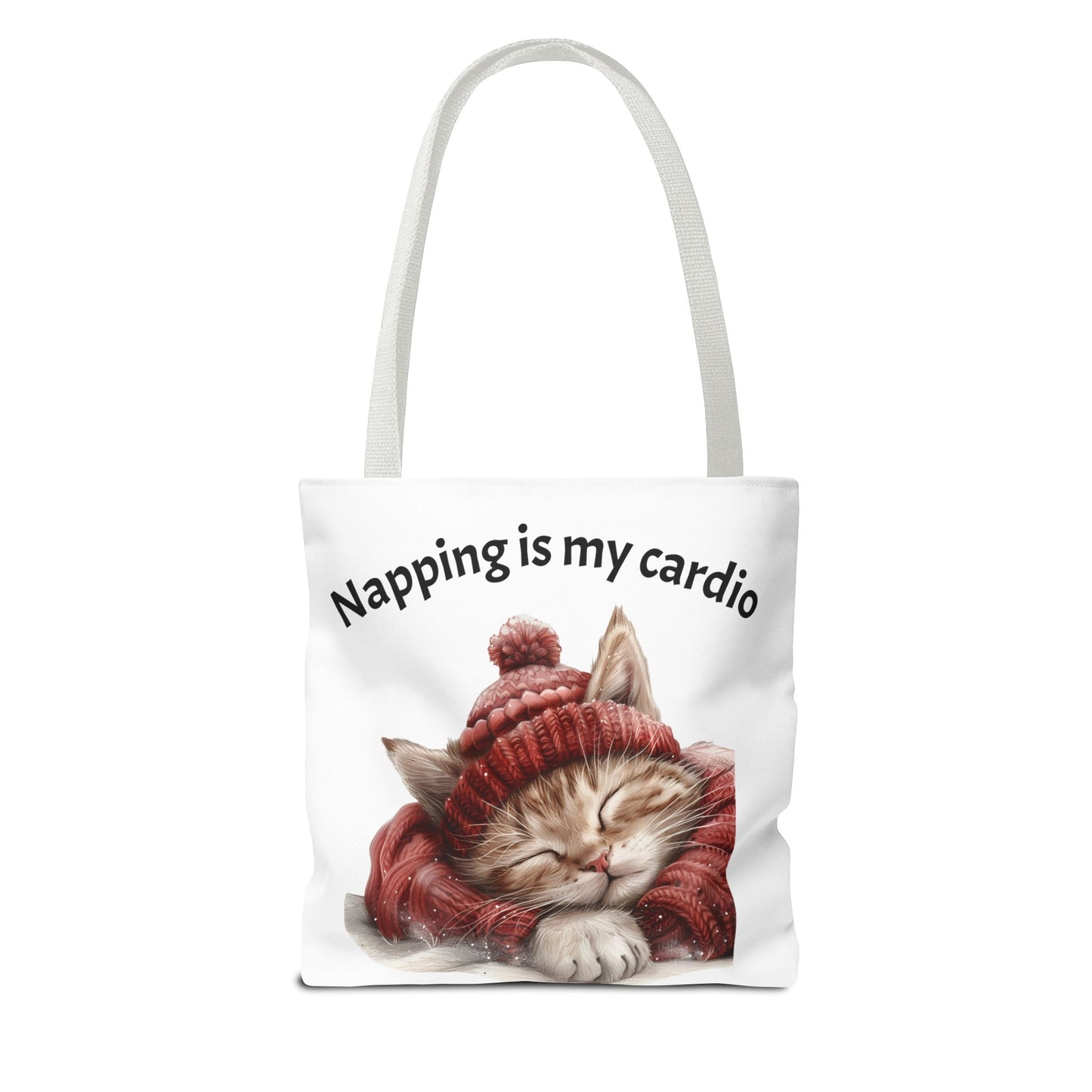 Cat Tote Bag Napping is my Cardio