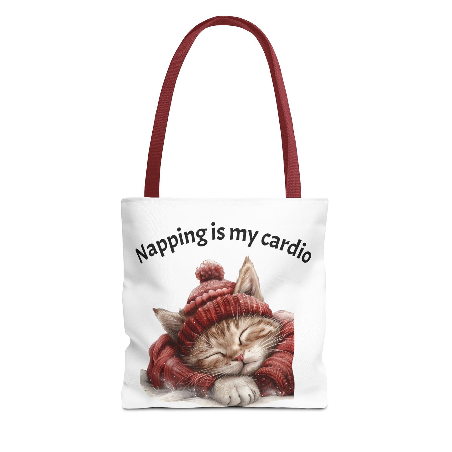 Cat Tote Bag Napping is my Cardio
