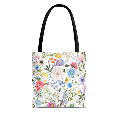 Floral Tote Bag for Women | Durable Flowery Pattern Tote | Gift for Flower Lovers | Spring Style Bag