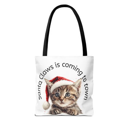 Santa Claws Tote Bag