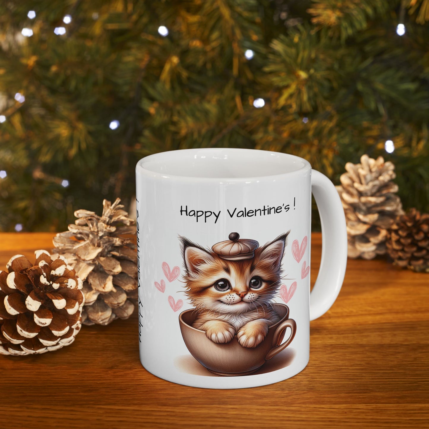 Cat in a Cup Valentine Day Gift