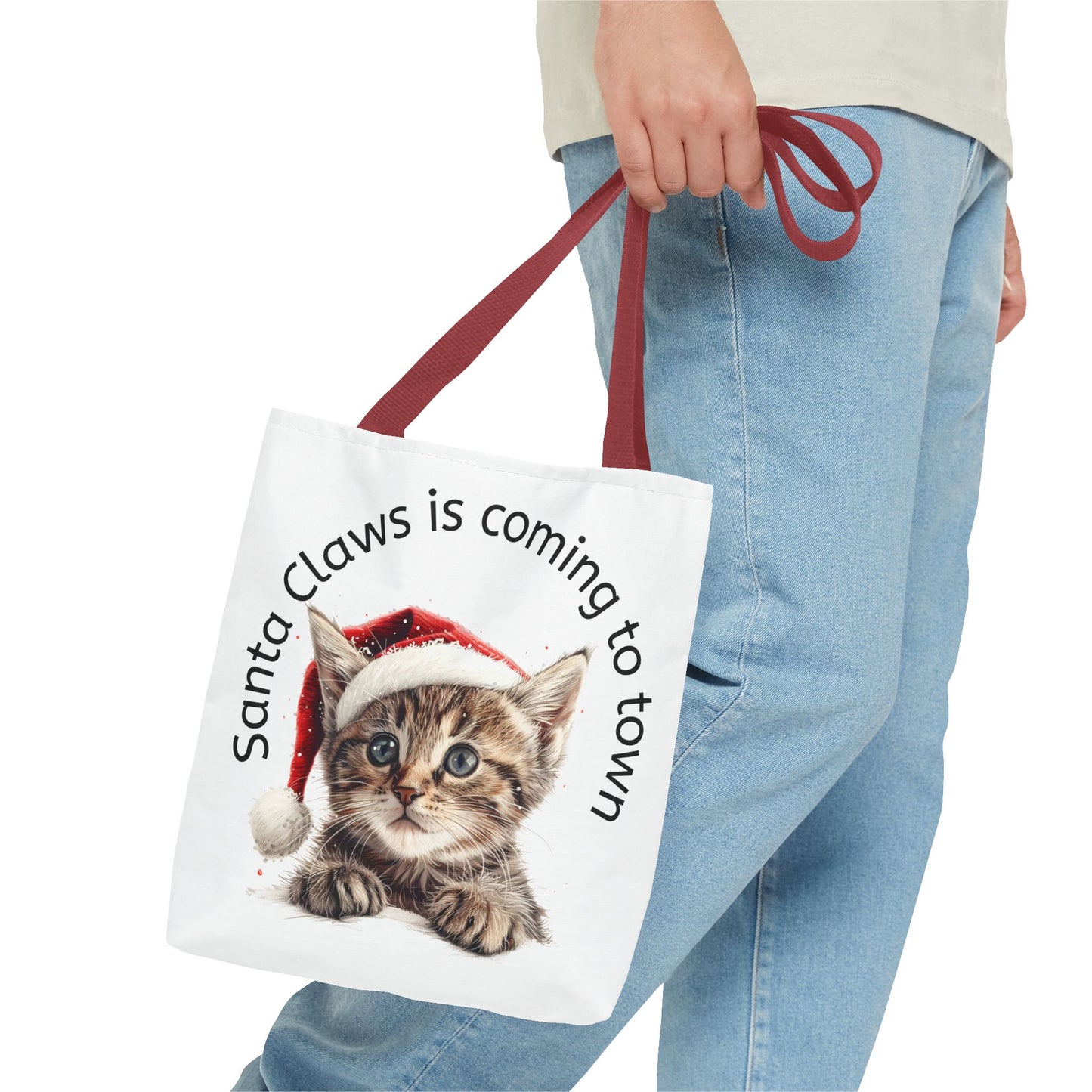 Santa Claws Tote Bag