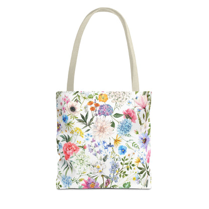 Floral Tote Bag for Women | Durable Flowery Pattern Tote | Gift for Flower Lovers | Spring Style Bag