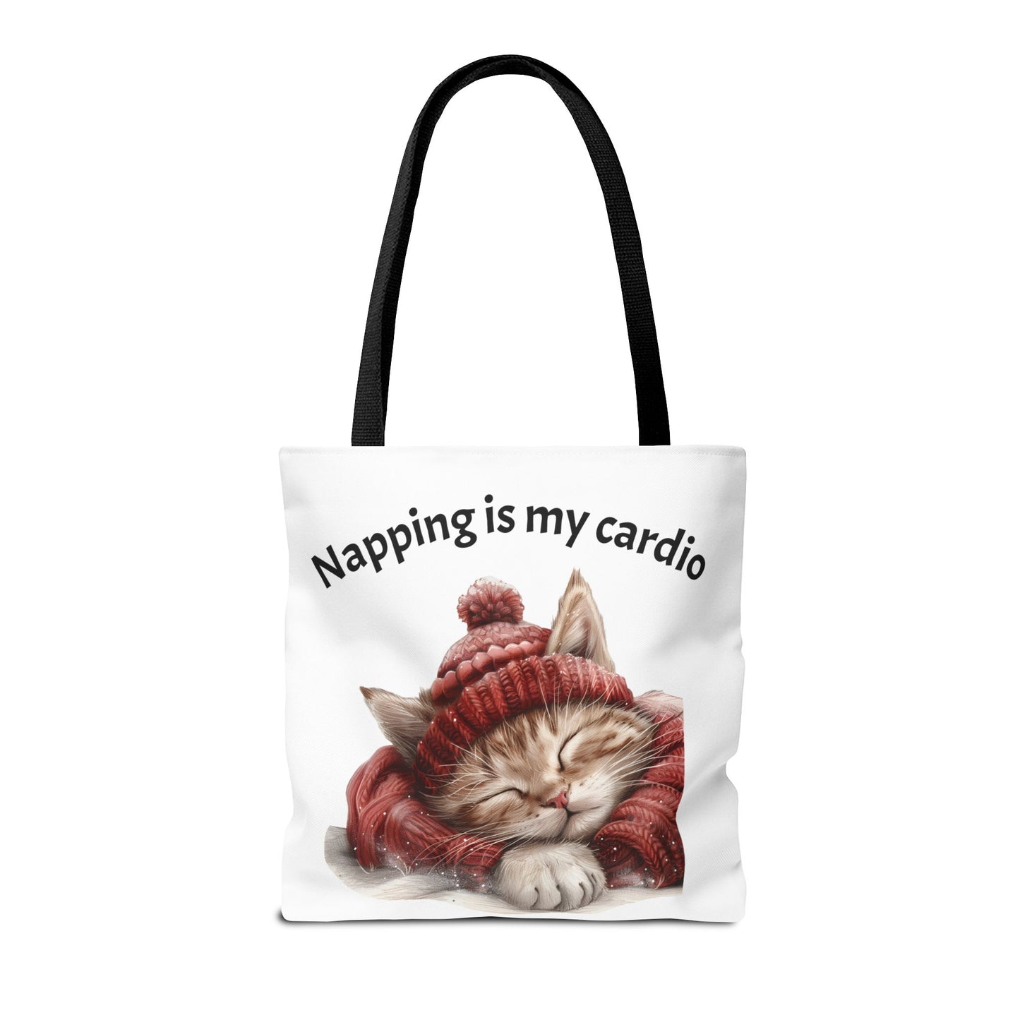 Cat Tote Bag Napping is my Cardio
