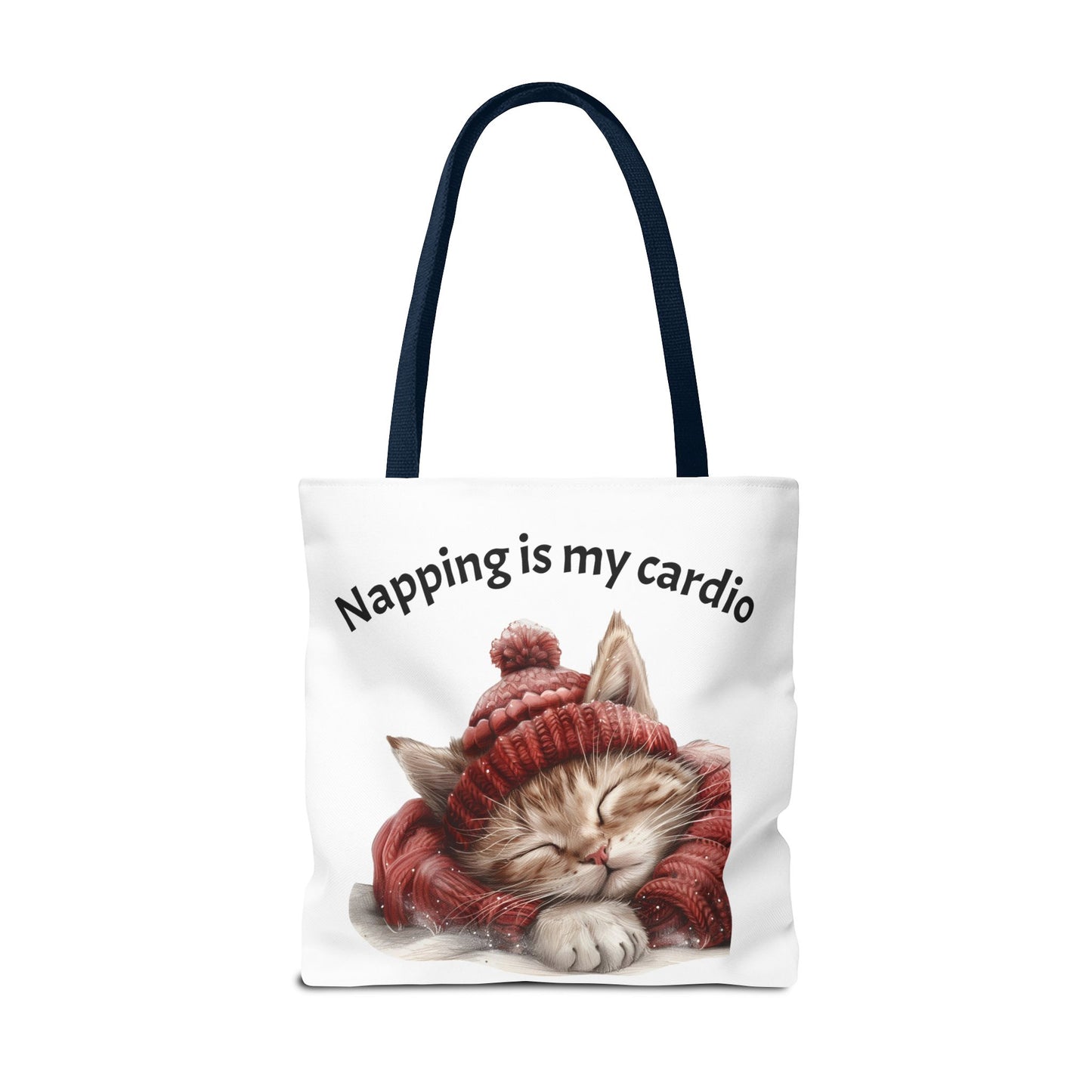 Cat Tote Bag Napping is my Cardio