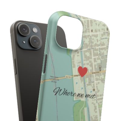 Personalized Love Map Phone Case | Buenavibra Digital