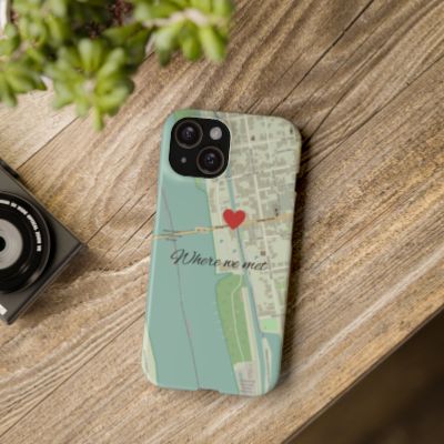 Personalized Love Map Phone Case | Buenavibra Digital