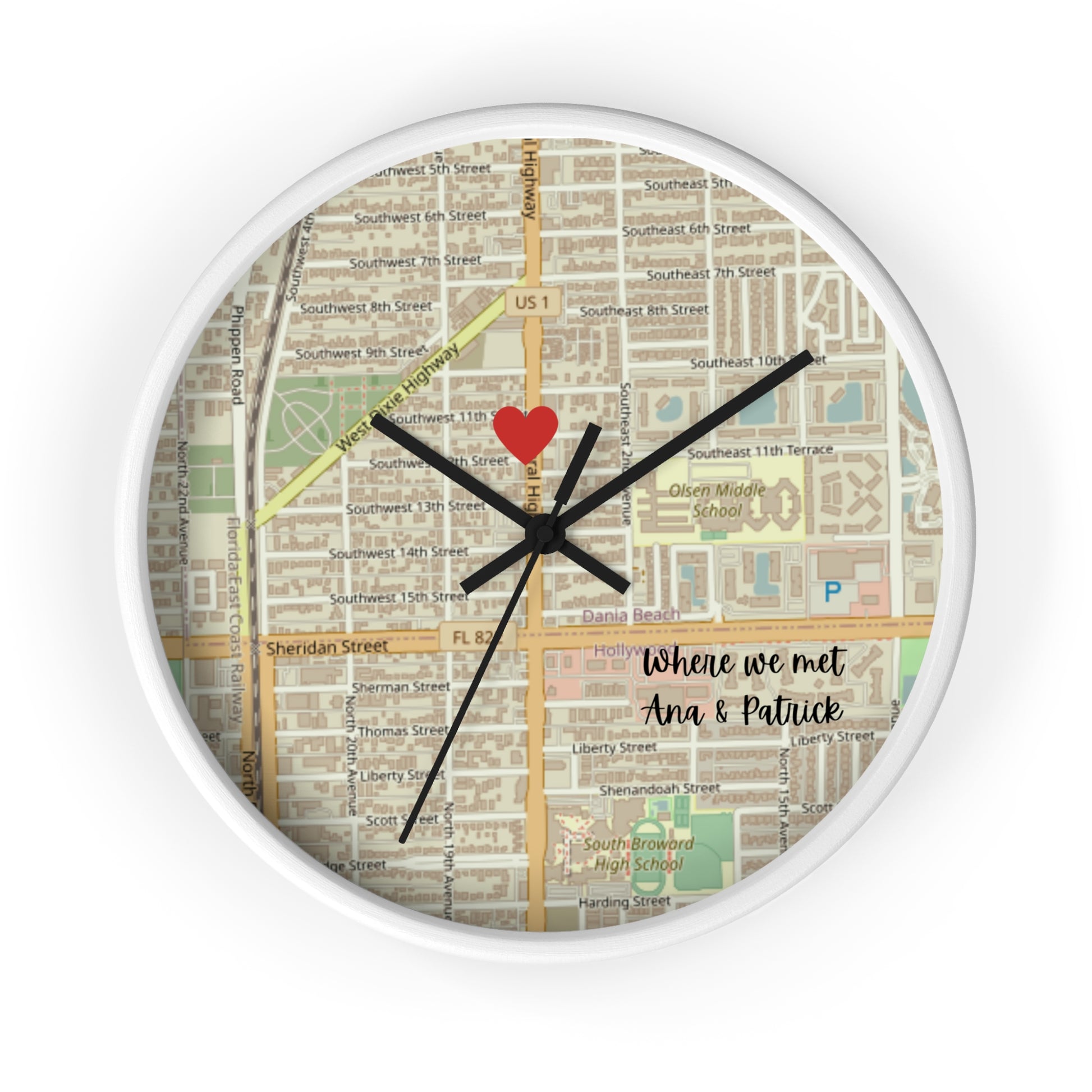 Custom Love Story Clocks - Unique Anniversary Gift | Buenavibra Digital