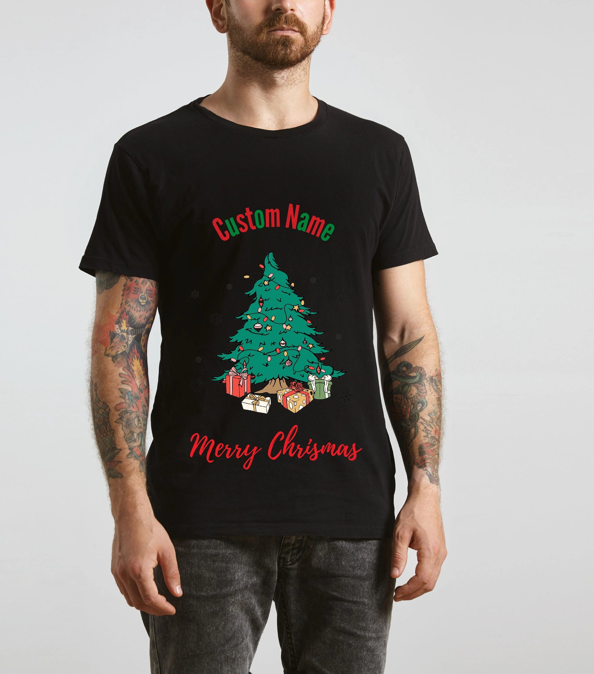 Personalized Comfort Colors Christmas Tee | Buenavibra Digital